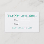 Stijlbiz-kaart - kappersapparaat voor kinderen afsprakenkaartje (Achterkant)