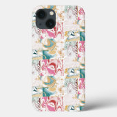 Stijlblauw roos goudmarmer vloeibare inkt esthetis Case-Mate iPhone case (Achterkant)