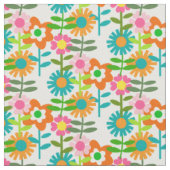 Stijlbloemen van 1960 stof (Close Up)