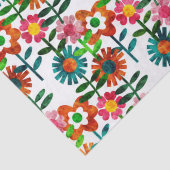 Stijlbloemen van 1970 tissuepapier (Detail)