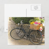  stijlblokbloemen Foto Briefkaart (Voorkant / Achterkant)