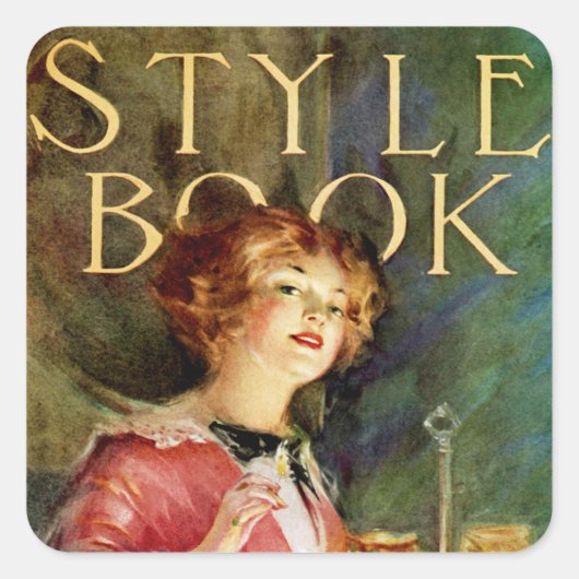 Stijlboek Vierkante Sticker (Voorkant)