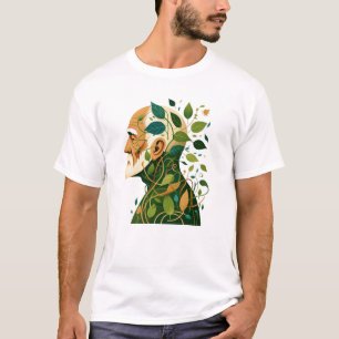 StijlCPU Oudere Wijsheid: Natuur omhelzen T-shirt
