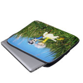 Stijldansende Fubby's in Narcissen jurk. Laptop Sleeve (Voorkant onderkant)