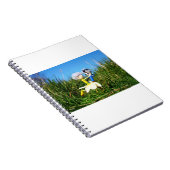 Stijldansende Fubby's in Narcissen jurk. Notitieboek (Rechterzijde)