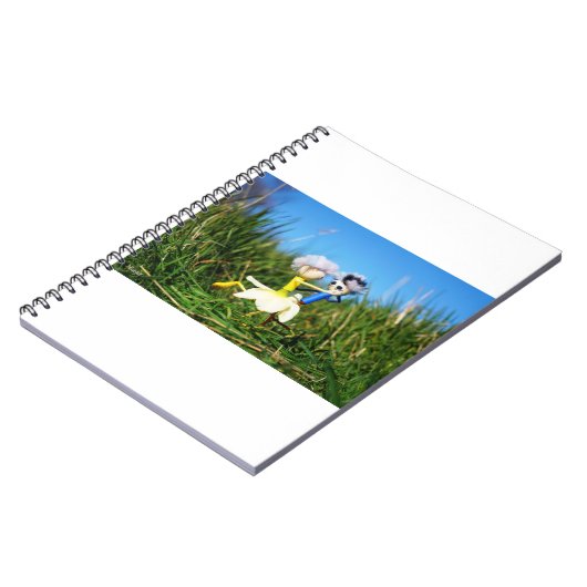 Stijldansende Fubby's in Narcissen jurk. Notitieboek (Linkerzijde)