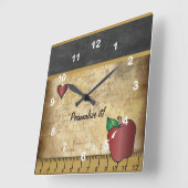 stijldocent-alkbord vierkante klok (Hoek)