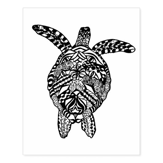 Stijldraaien Rubberstempel (Afrduk)