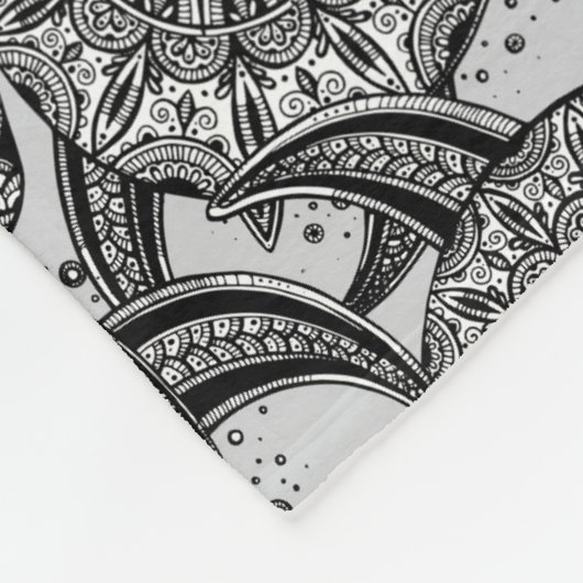 Stijldraaipatroon Fleece Deken (Hoek)