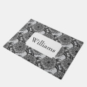 Stijldraaipatroon | Jouw namen toevoegen Deurmat (Schuin)