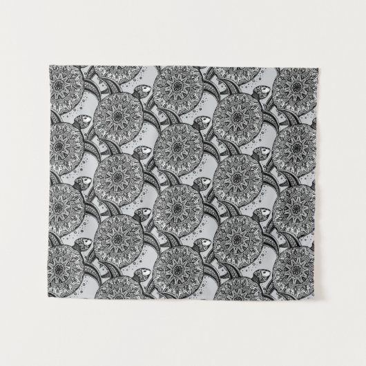 Stijldraaipatroon Wandkleed (Voorkant (horizontaal))