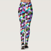 Stijldriehoeken voor Neon Memphis Leggings (Achterkant)