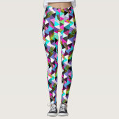 Stijldriehoeken voor Neon Memphis Leggings (Voorkant)