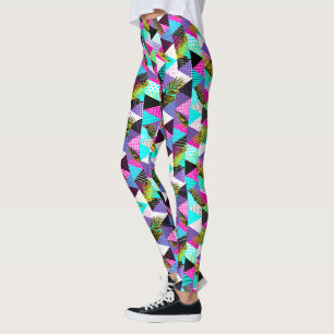 Stijldriehoeken voor Neon Memphis Leggings