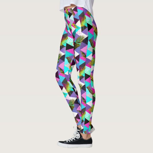 Stijldriehoeken voor Neon Memphis Leggings (Links)