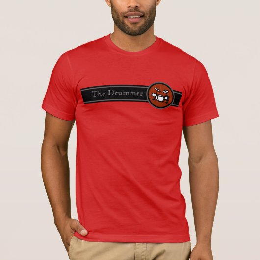 stijldrummer . muziek t-shirt (Voorkant)