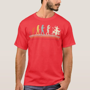  stijldrums Evolutie Design Drummer T-shirt