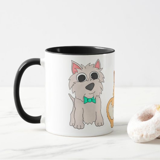 Stijlen en profileren - Doggie Coffee-Mok Mok (Met donut)