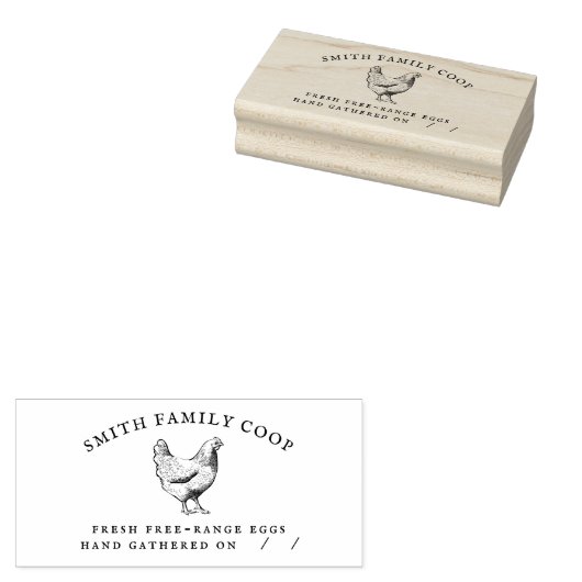  stijlfamilie Farmstead Egg karton Stempel (Gestempeld)