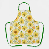Stijlgeel zonnebloem schort (Voorkant)