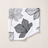 Stijlgevende bladeren 2 bad handdoek (Wasdoekje)