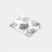 Stijlgevende bladeren 2 post-it® notes (Schuin)