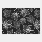 Stijlgevende bladeren 3 inpakpapier vel (Voorkant 3)