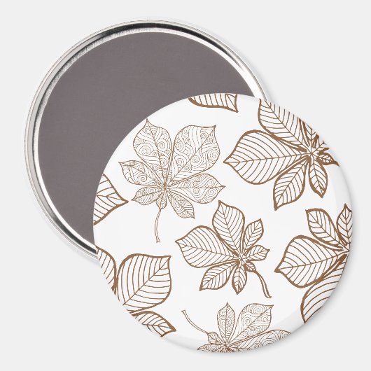 Stijlgevende bladeren 4 magneet (Voorkant / Achterkant)