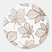 Stijlgevende bladeren 4 magneet (Voorkant)