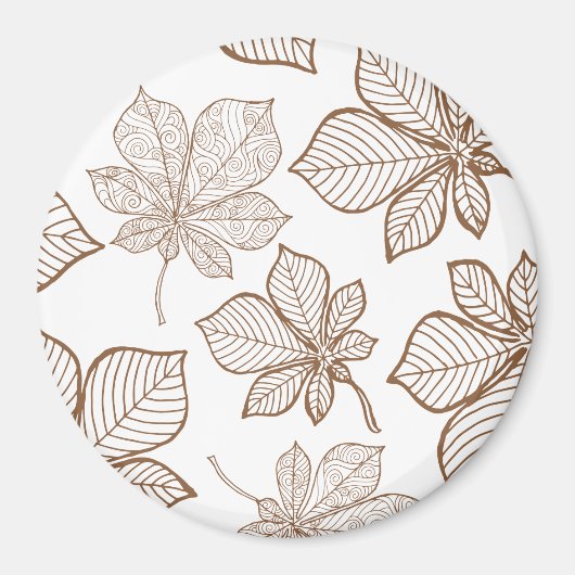 Stijlgevende bladeren 4 magneet (Voorkant)