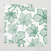 Stijlgevende bladeren 5 briefkaart (Voorkant / Achterkant)