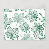 Stijlgevende bladeren 5 briefkaart (Achterkant)