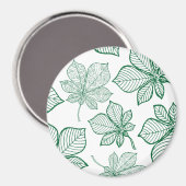 Stijlgevende bladeren 5 magneet (Voorkant / Achterkant)