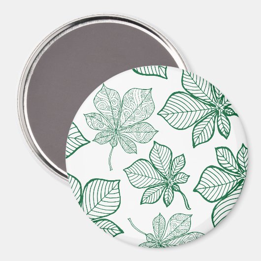 Stijlgevende bladeren 5 magneet (Voorkant / Achterkant)