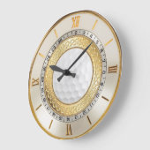 Stijlgolf van 1950 met een wandklok (Hoek)