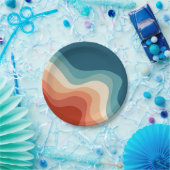 Stijlgolven herstellen papieren bordje (Feest)