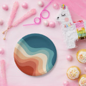 Stijlgolven herstellen papieren bordje (Feest)