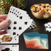 Stijlgolven herstellen pokerkaarten (Insitu)
