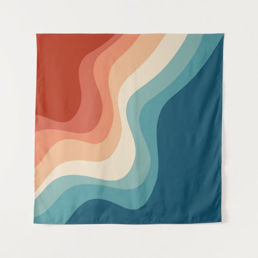 Stijlgolven herstellen wandkleed (Voorkant (horizontaal))