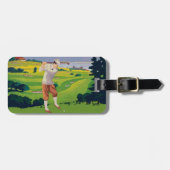  Stijlhooglanden Golfscène V2 Bagagelabel (Voorkant horizontaal)