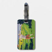  Stijlhooglanden Golfscène V2 Bagagelabel (Achterkant verticaal)