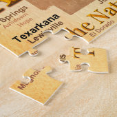 stijlkaart Arkansas Legpuzzel (Zijkant)