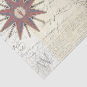 stijlkaart met kompas tissuepapier (Detail)
