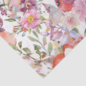  stijlkardinalen amid pasteelbloemen tissuepapier (Detail)