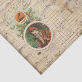  stijlkerstbedekking, met lood, vel muziek tissuepapier (Detail)