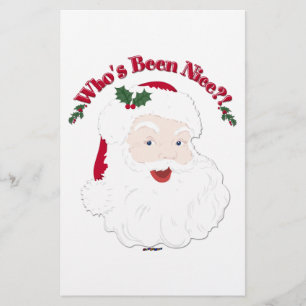 stijlkerstman, wie is er mooi geweest?! briefpapier