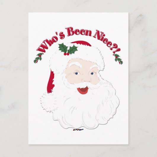 stijlkerstman, wie is er mooi geweest?! feestdagenkaart (Voorkant)