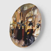  stijlklok met gebak-shoppe kunst grote klok (Hoek)