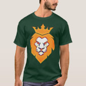 Stijlkoning met Kroon in zomerkleur T-Shirt (Voorkant)