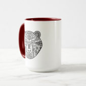 Stijlkop Beer Mok (Voorkant links)